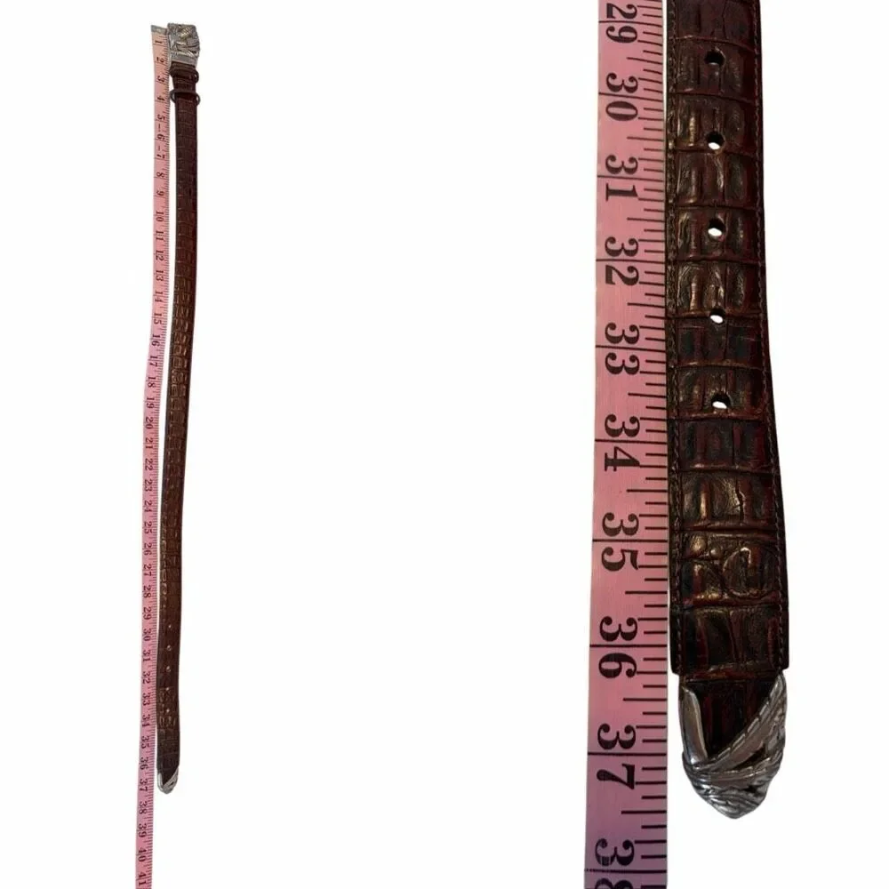 Brighton brown croc